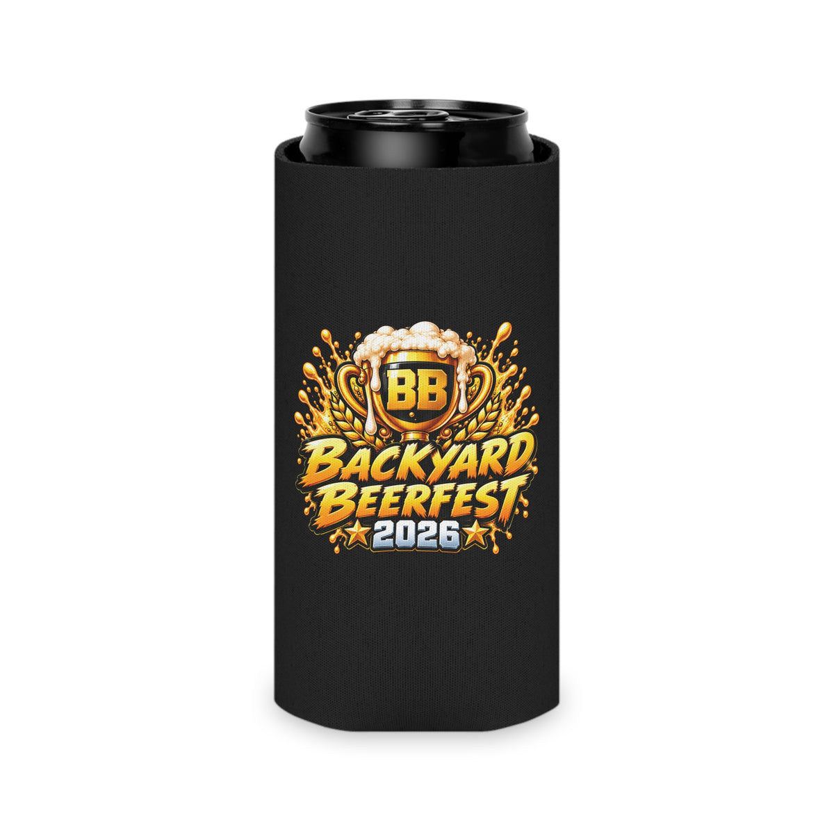 Can Cooler - "Victory Is Best Served Cold" Backyard Beerfest 2026 Koozie