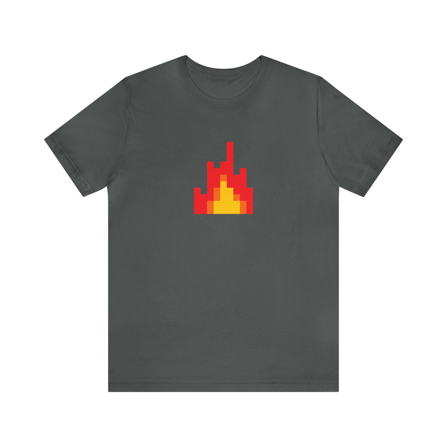 Fire shirt with 8-Bit Fire Graphic Trendy Teens