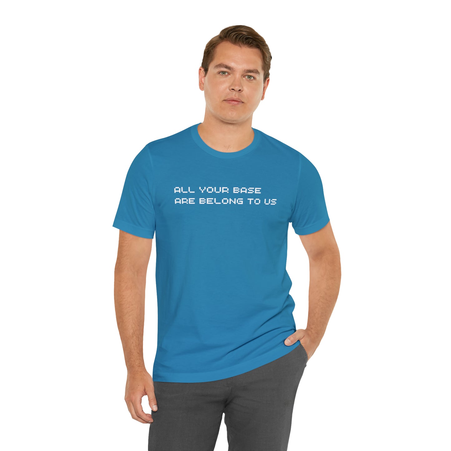 All Your Base Are Belong To Us - retro gamer T shirt
