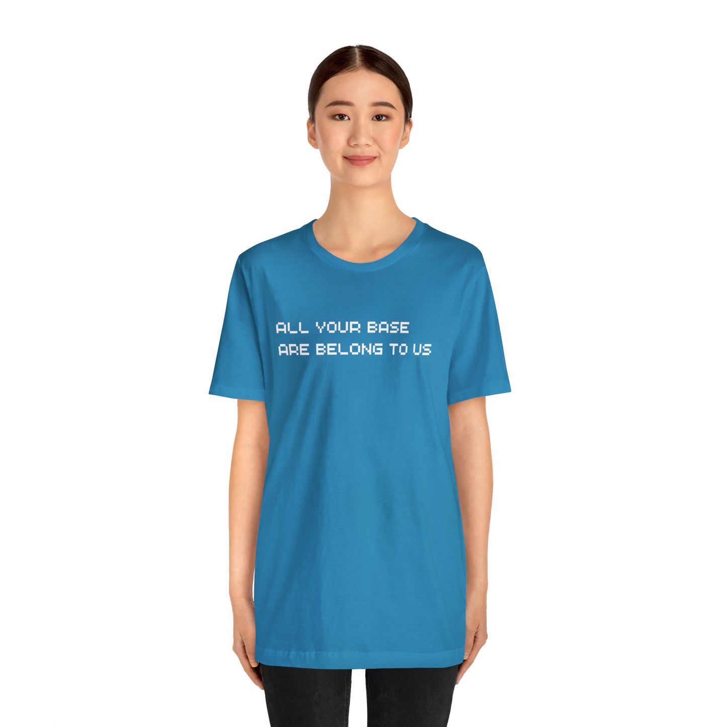 All Your Base Are Belong To Us - retro gamer T shirt