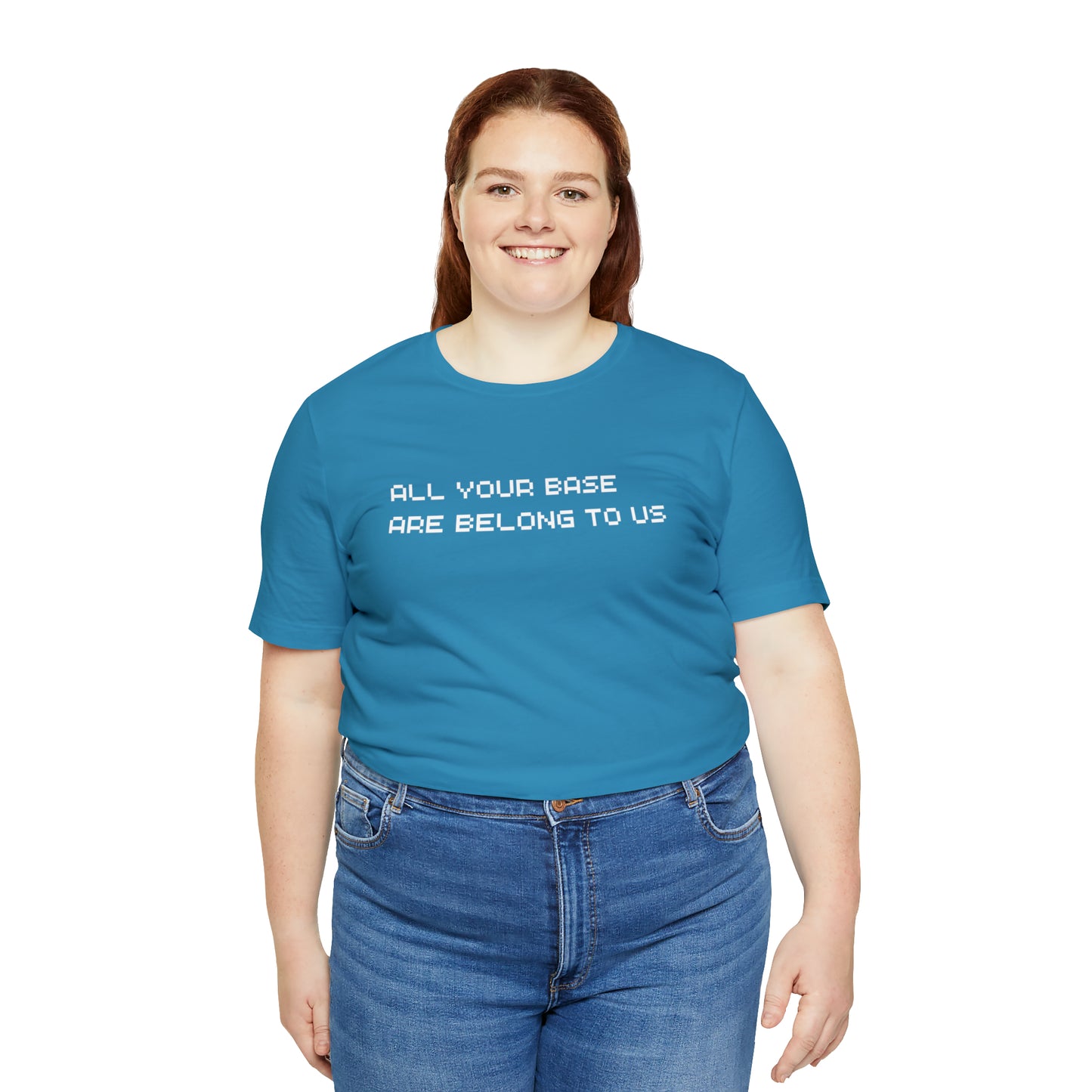 All Your Base Are Belong To Us - retro gamer T shirt