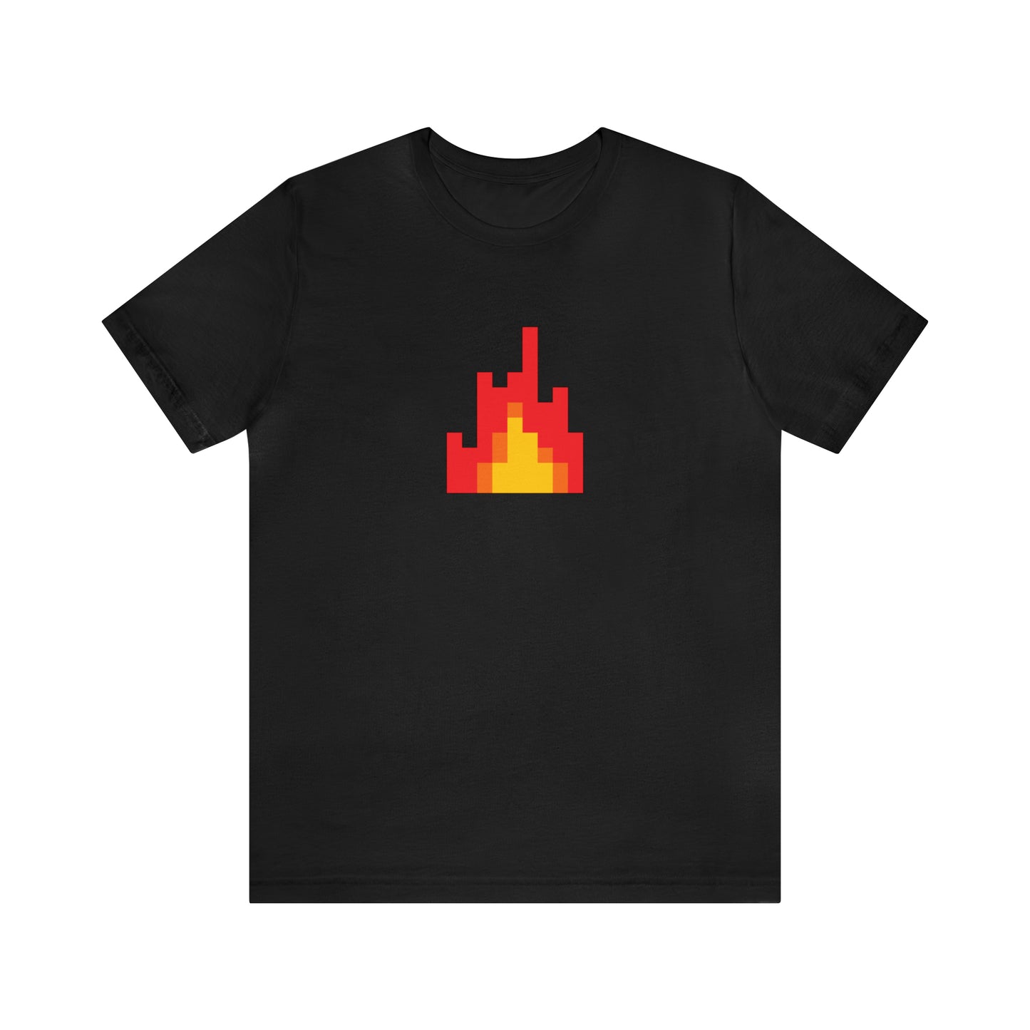 Fire shirt with 8-Bit Fire Graphic Trendy Teens