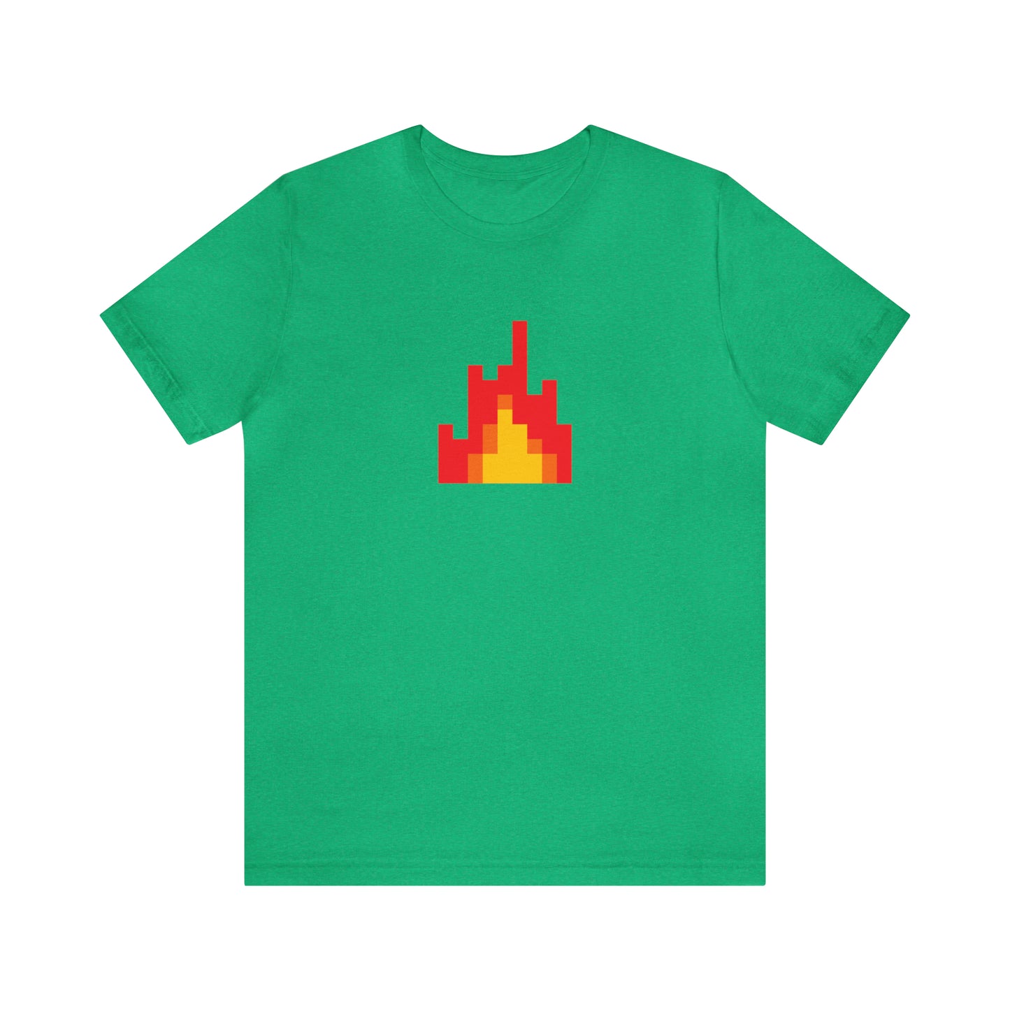 Fire shirt with 8-Bit Fire Graphic Trendy Teens