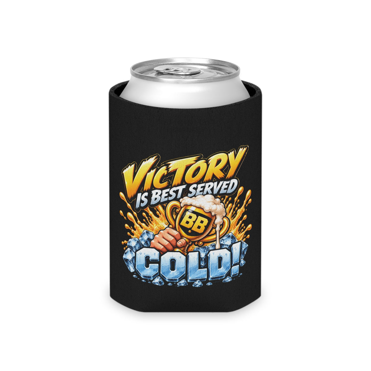 Can Cooler - "Victory Is Best Served Cold" Backyard Beerfest 2026 Koozie