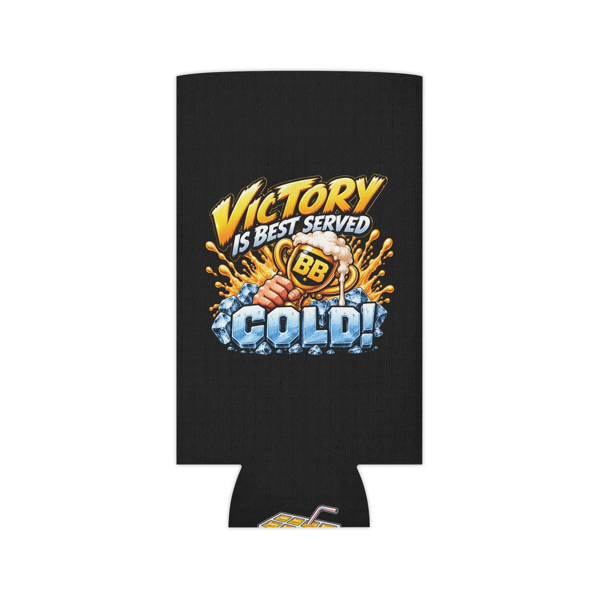 Can Cooler - "Victory Is Best Served Cold" Backyard Beerfest 2026 Koozie