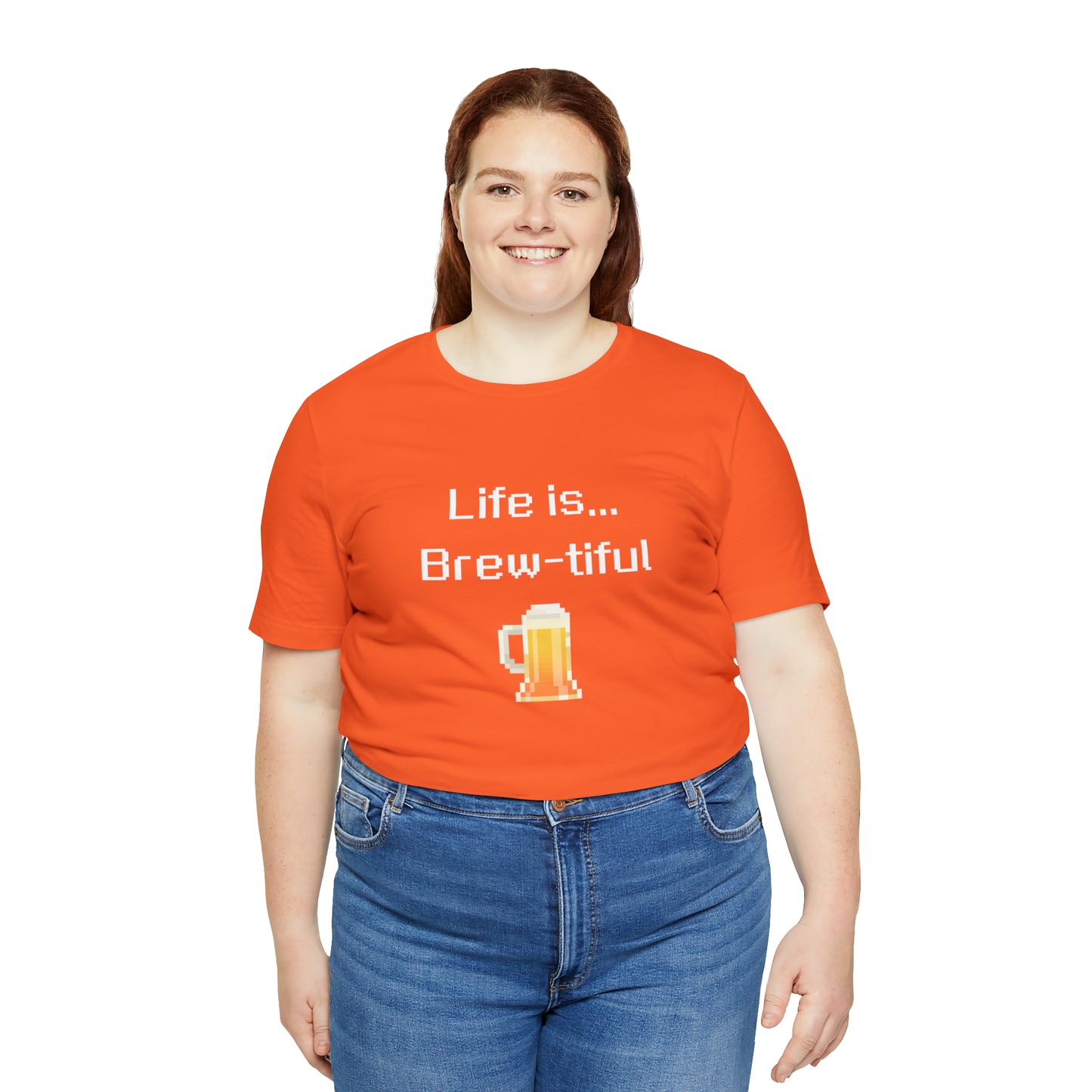 Life is Brew-tiful (8-bit) - Beer T-Shirt