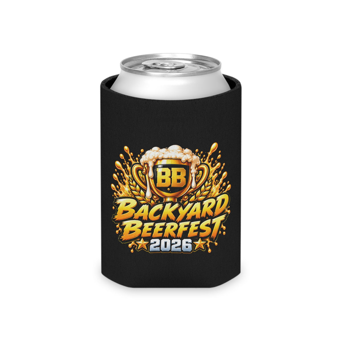 Can Cooler - "Victory Is Best Served Cold" Backyard Beerfest 2026 Koozie