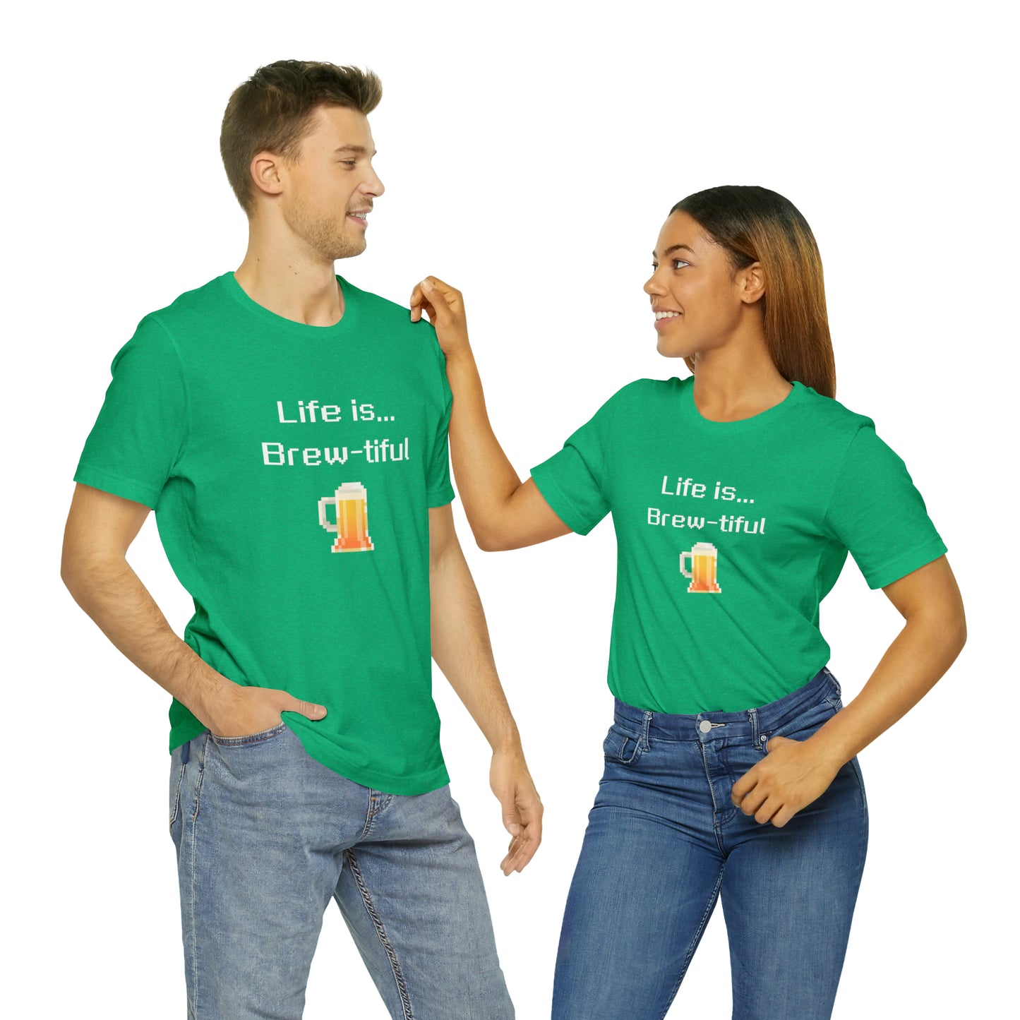 Life is Brew-tiful (8-bit) - Beer T-Shirt