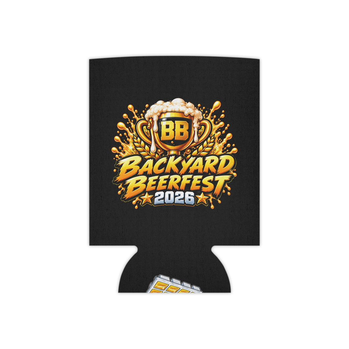 Can Cooler - "Victory Is Best Served Cold" Backyard Beerfest 2026 Koozie